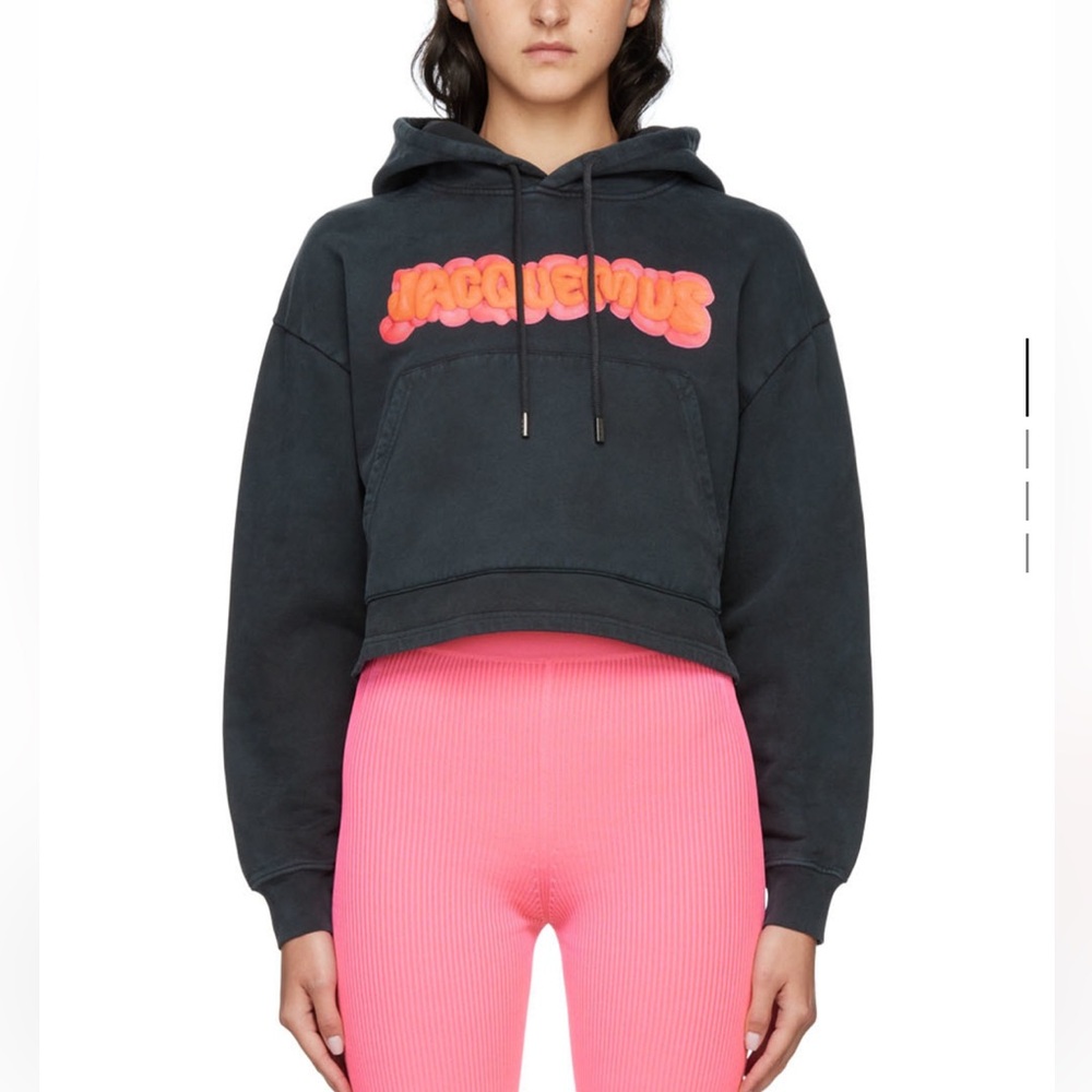 JACQUEMUS
Black Le Papier 'Le Sweatshirt Pate À Modeler' Hoodie Size XS